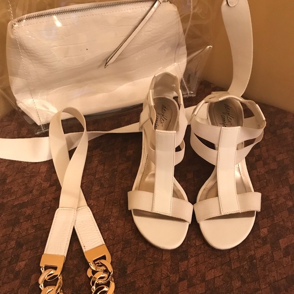 dexflex comfort Shoes - White gorgeous wedges